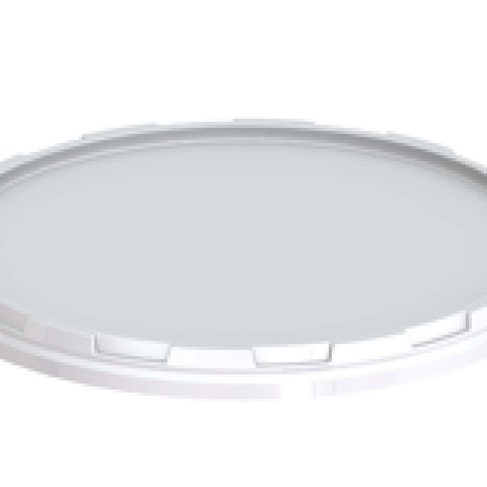 Ведро пластиковое овальное с крышкой JETO 125