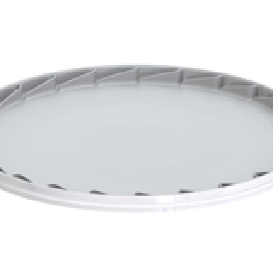 Ведро пластиковое овальное с крышкой JETO 110