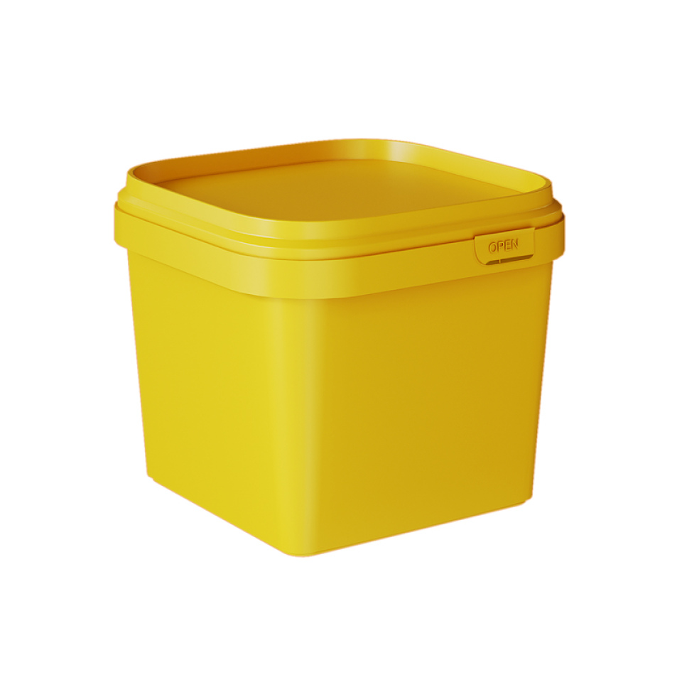 Ведро квадратное 1,15/129*129