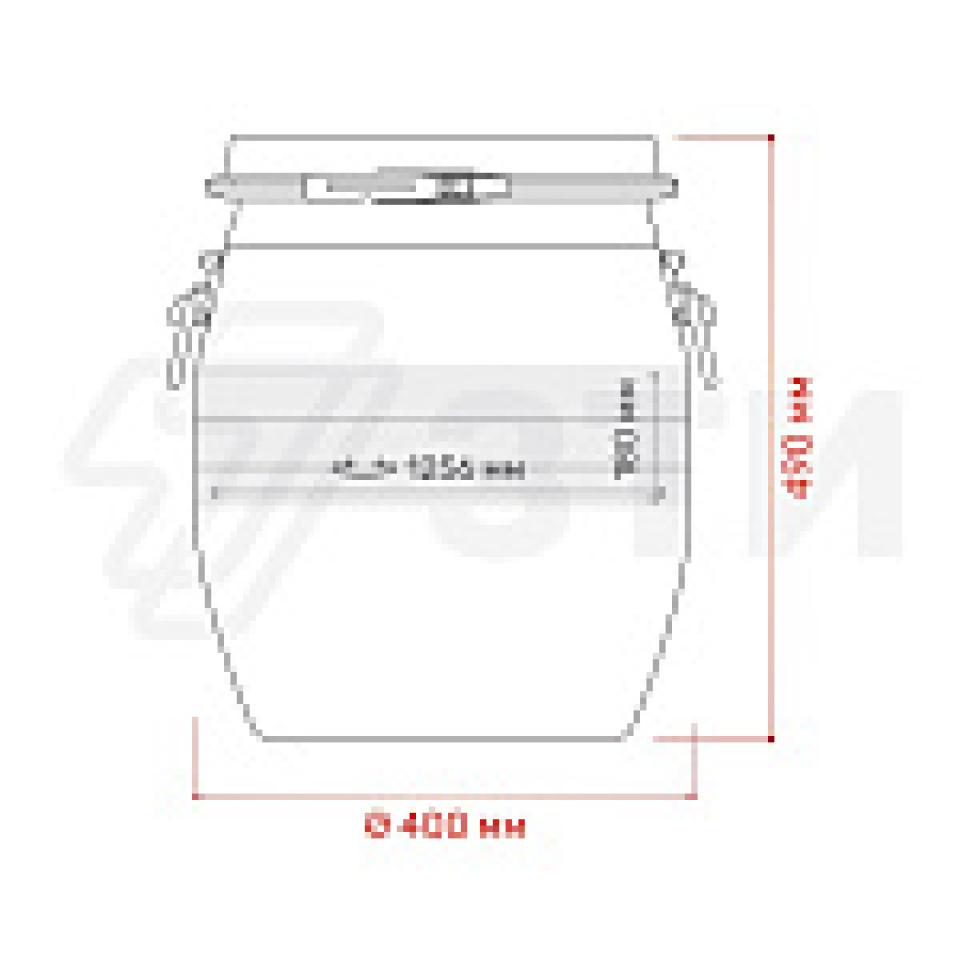 Бочка Open Top 48л