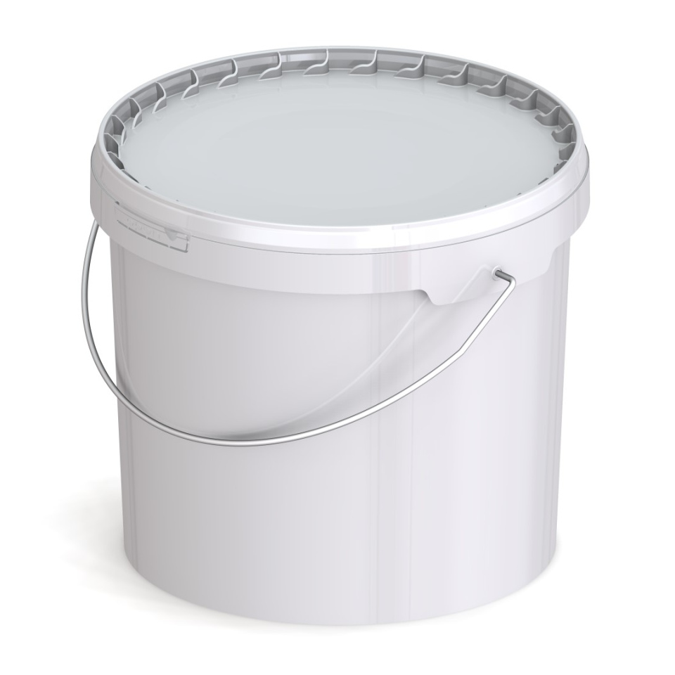 Ведро пластиковое круглое с крышкой JET2+ 56