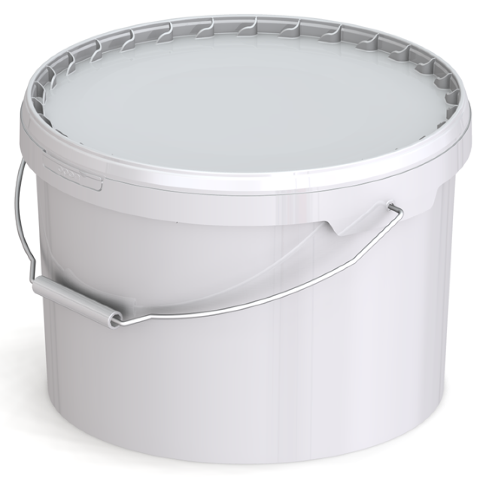 Ведро пластиковое круглое с крышкой JET2+ 109