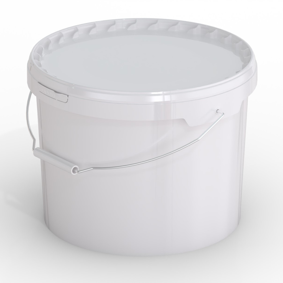 Ведро пластиковое круглое с крышкой JET2+ 110