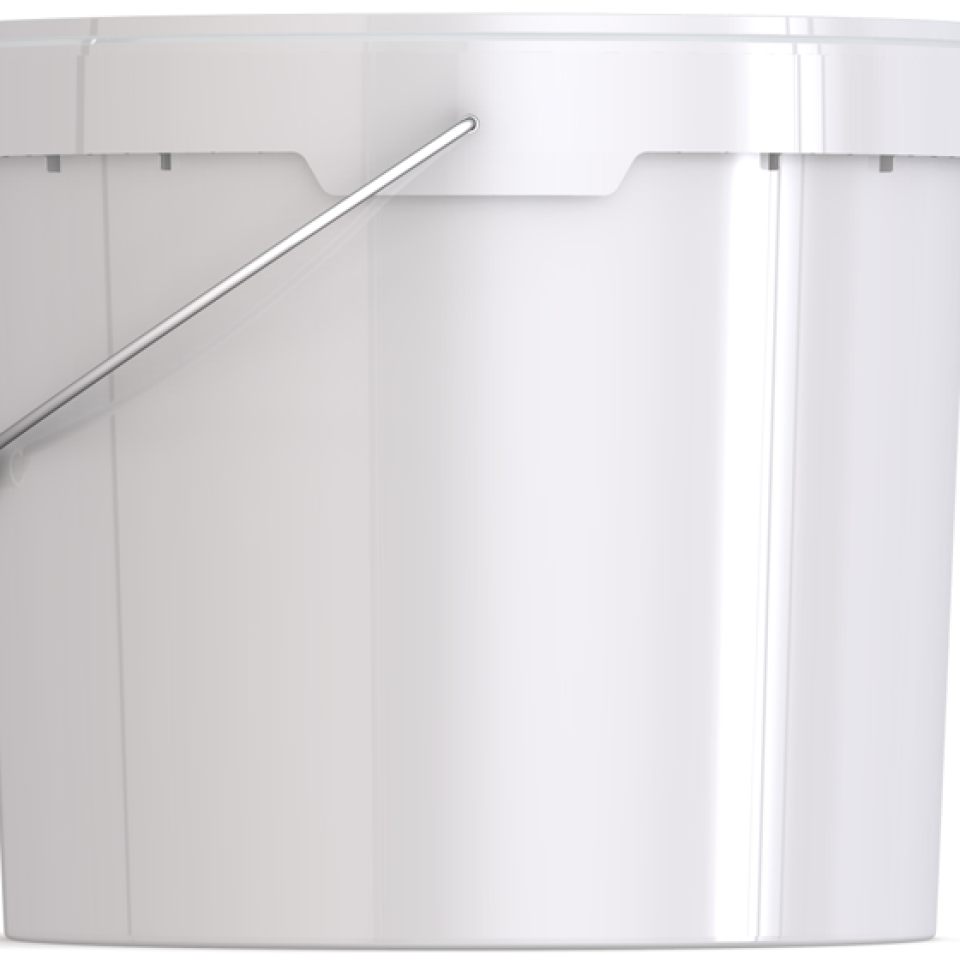 Ведро пластиковое круглое с крышкой JET+177