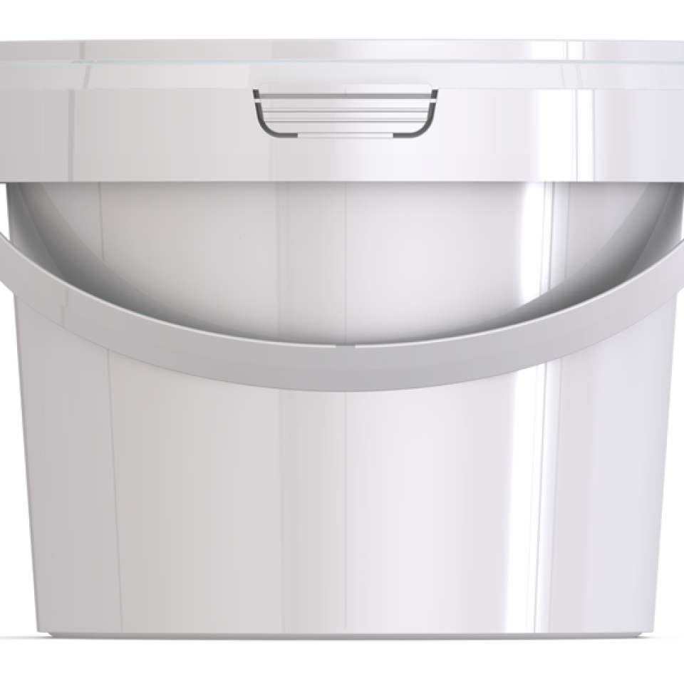 Ведро пластиковое с крышкой JETB 860