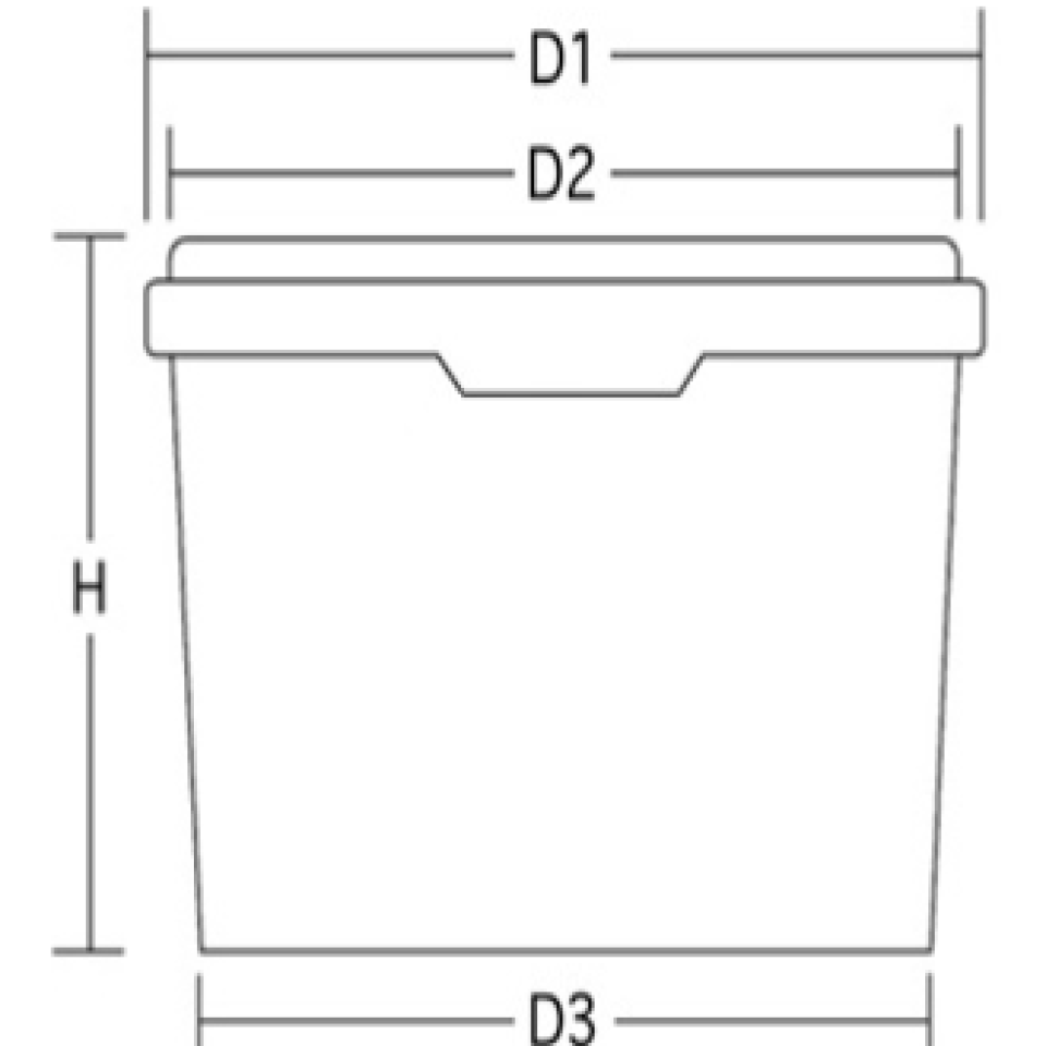 Ванночка пластиковая с крышкой JSP 3540
